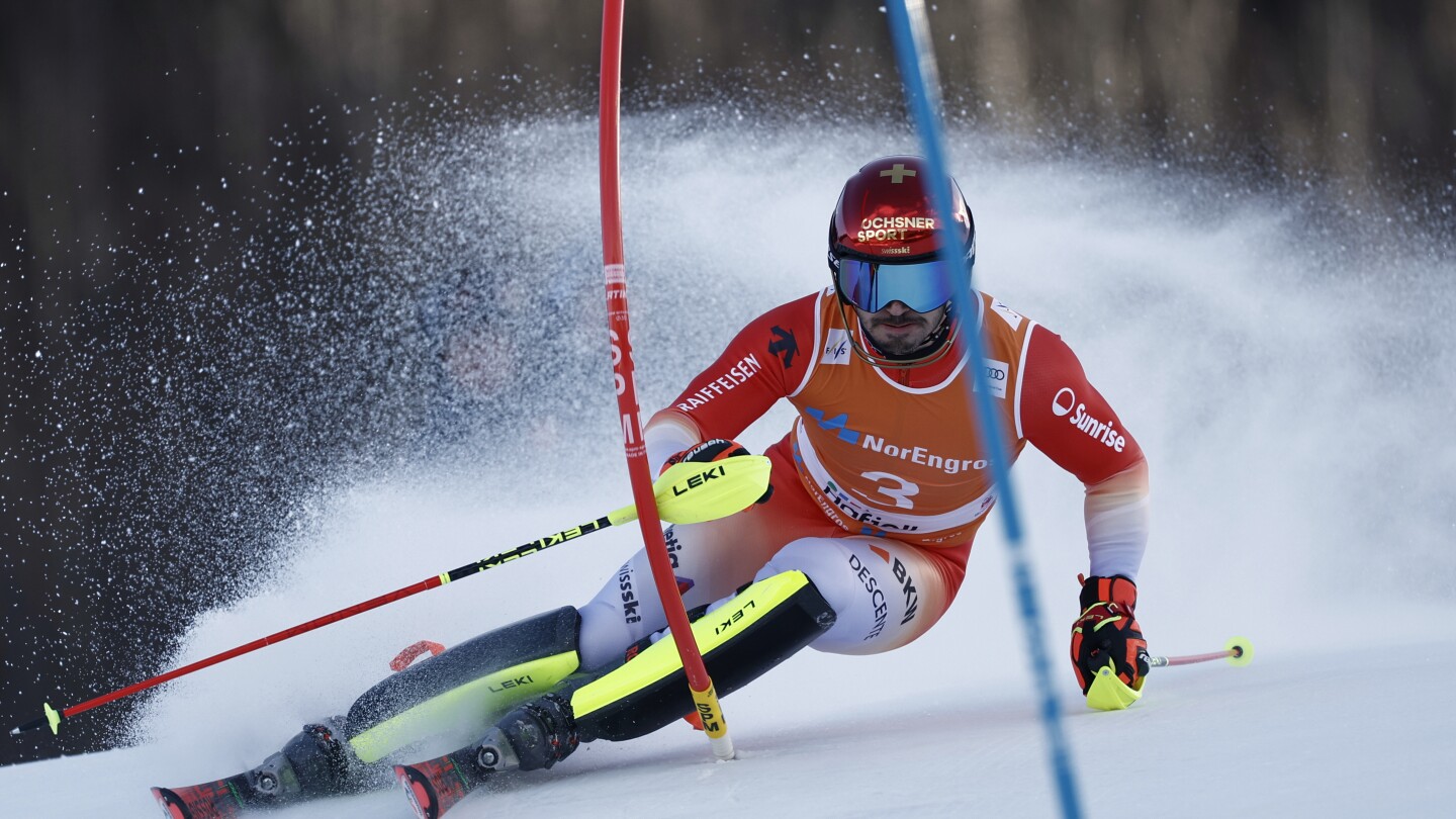 Loïc Meillard wins giant slalom, Marco Odermatt secures season titles