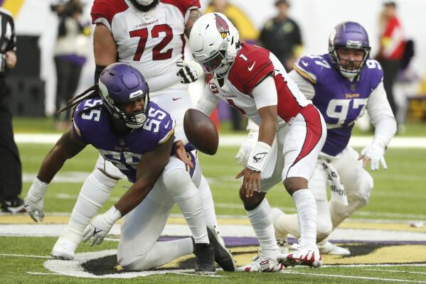 Vikings hang on for 5th straight win, top Cardinals 34-26