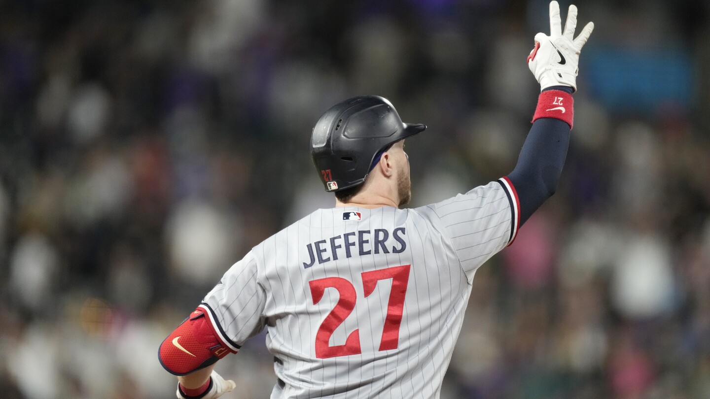 Twins beat Astros on Ryan Jeffers' homer in 10th