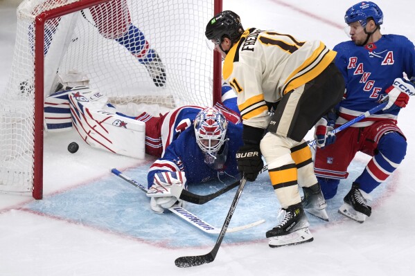 Trocheck scores 2 as Rangers rally to beat Bruins 2-1 in OT | AP News