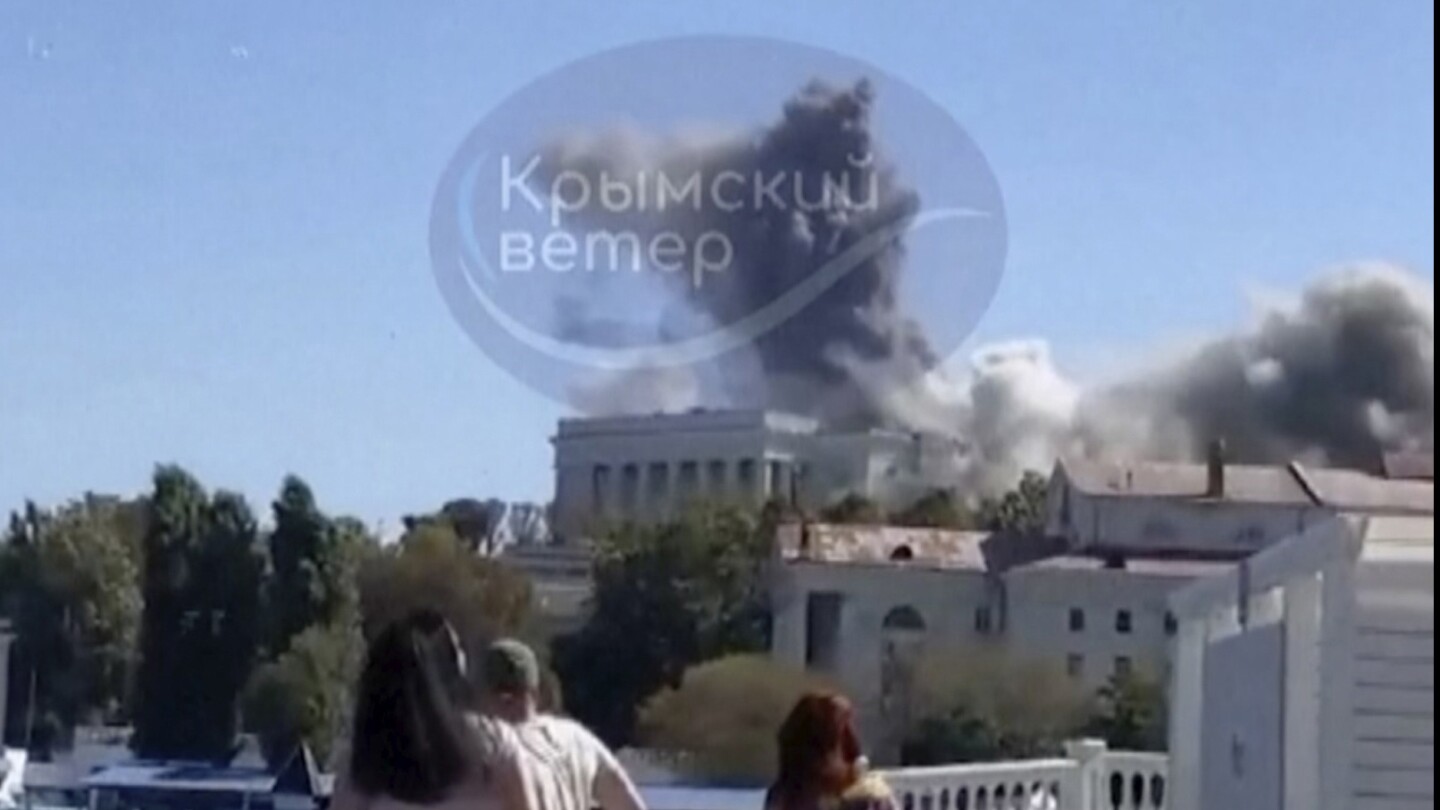 Ukraine attacks key Crimean city a day after attacking Russian Black Sea Fleet headquarters