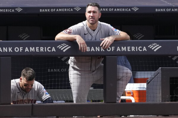 Justin Verlander pitches 7 innings to start second stint with Astros but  loses 3-1 to the Yankees MLB - Bally Sports