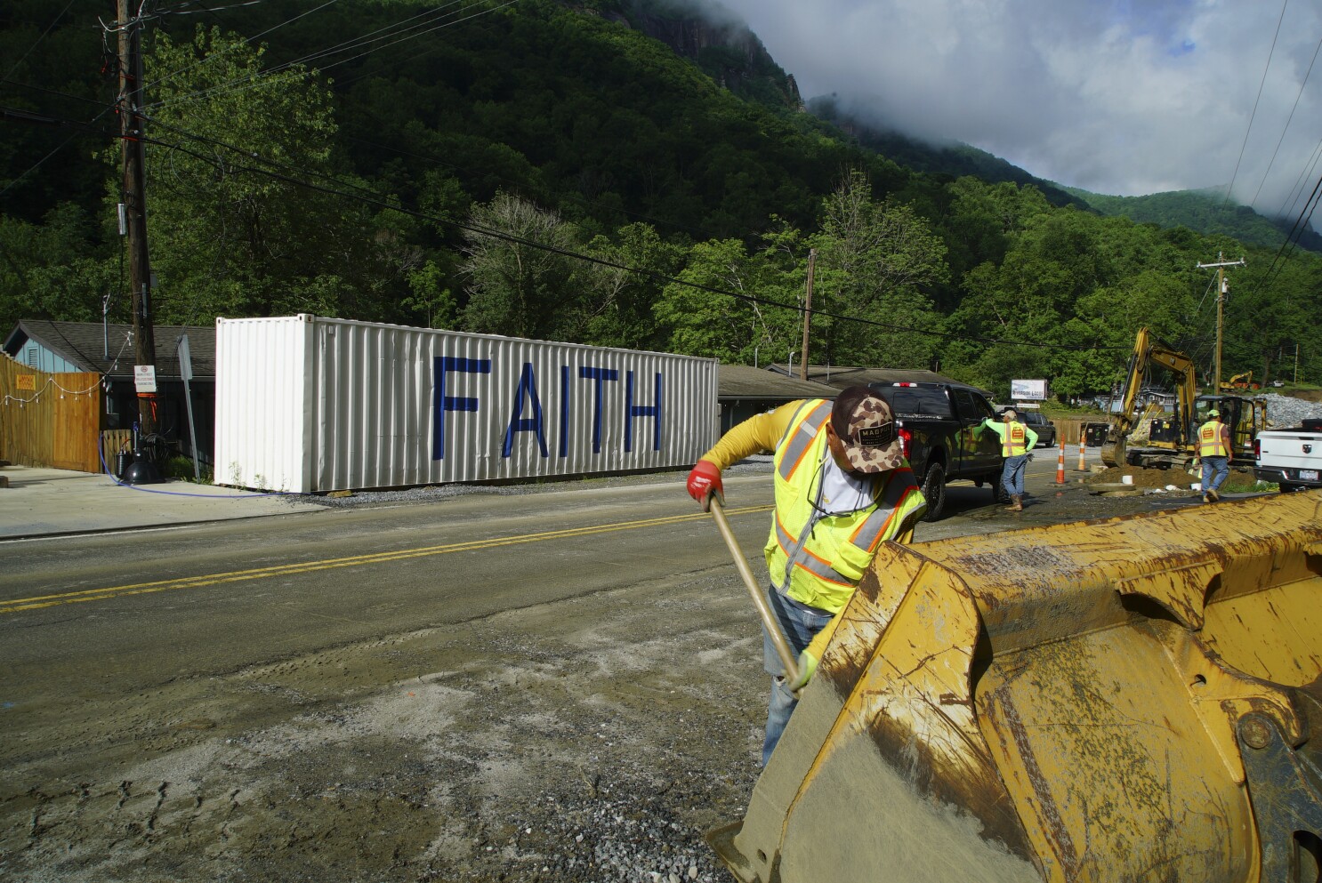Progress is slow for Chimney Rock, North Carolina, hit hard by Helene