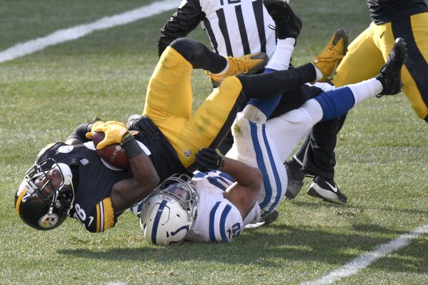 Steelers rally past Colts to end skid, lock up AFC North