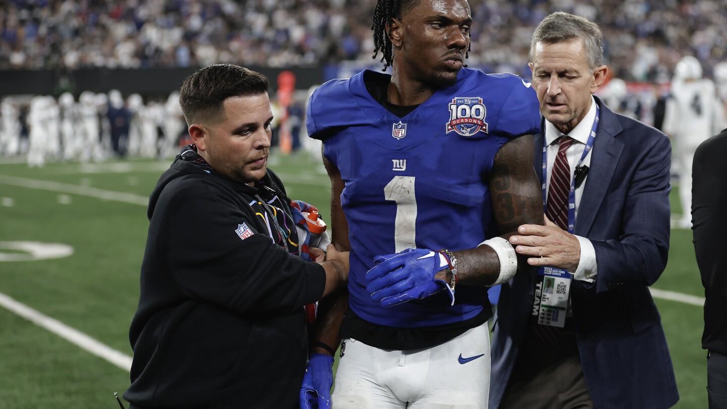 Giants WR Malik Nabers has no memory of concussion 3 weeks ago