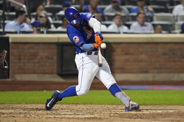 Canha's sacrifice fly after rain delay lifts Mets to 2-1 win over