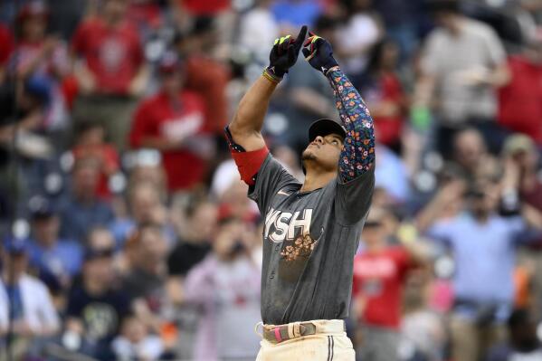 Juan Soto continues on-base streak with home run as Nationals beat