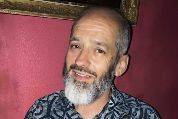 James “Jimmy” Bernard Hendricks is seen on March 2022, in Austin, Texas. Hendricks was found dead in Arches National Park near Moab, Utah, on Aug. 1, 2023. Family members say Hendricks appears to have died from heat stroke while on a trip to spread his father’s ashes. (Ruth Hendricks Brough via AP)