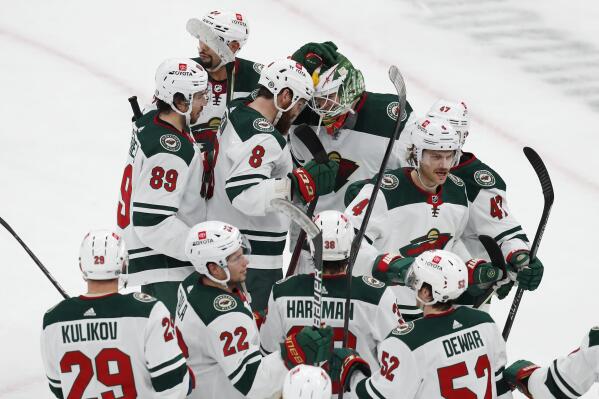 Wild's Matt Boldy and Marco Rossi celebrate NHL debuts in front of