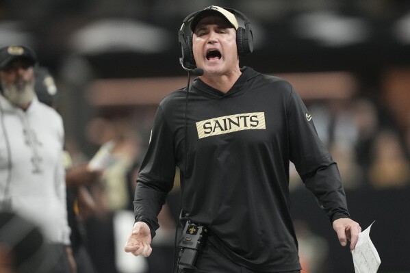 Saints interim coach Darren Rizzi's future is in the balance as New Orleans'  tough season winds down | AP News
