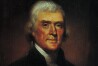 This is an undated photo of a 1800 portrait of Thomas Jefferson by artist Rembrandt Peale.  (AP Photo)