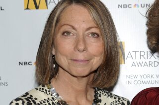 
              FILE - In this April 19, 2010, file photo, Jill Abramson attends the 2010 Matrix Awards presented by the New York Women in Communications at the Waldorf-Astoria Hotel in New York. Former New York Times editor Jill Abramson takes a dim view of many of the appearances that reporters at her former newspaper and The Washington Post make on Trump-centric cable television networks. She says that many are a huge mistake, since they put reporters in a position of seeming to be opinionated. Print reporters are a staple of coverage at CNN and MSNBC these days, often touting the stories they are writing for their newspapers. (AP Photo/Evan Agostini, File)
            