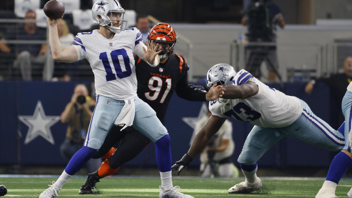 Maher kick lifts Rush, Cowboys over Burrow, Bengals, 20-17