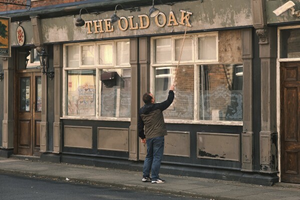 This image released by Zeitgeist Films shows a scene from "The Old Oak." (Zeitgeist Films via AP)