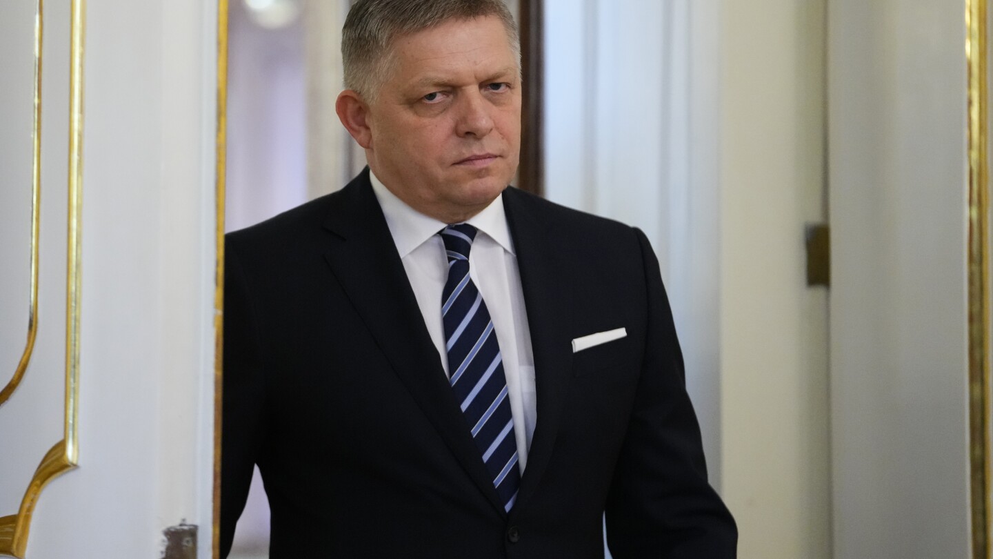 Slovakia swears in a new Cabinet led by a populist ex-premier who opposes support for Ukraine