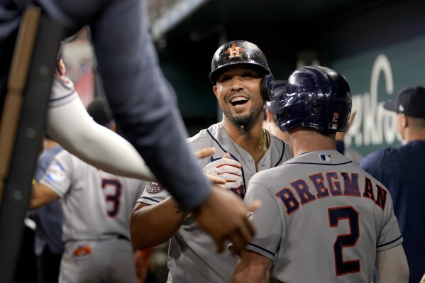The Astros threw nearly everything in the dugout at Jose Altuve