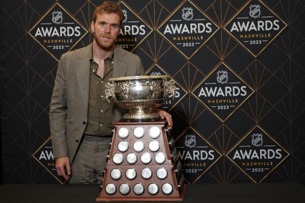 Edmonton Oilers' Connor McDavid wins second Hart Trophy as NHL's