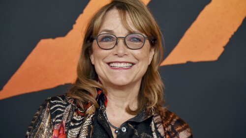 FILE - Karen Allen arrives at the premiere of "Indiana Jones and the Dial of Destiny," in Los Angeles on June 14, 2023. Allen portrayed Marion Ravenwood in "Indiana Jones and the Raiders of the Lost Ark." (Photo by Jordan Strauss/Invision/AP, File)