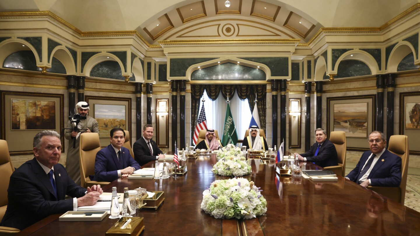 US and Russian Diplomats Meet in Saudi Arabia for Ukraine Talks, Excluding Kyiv: A Potential Diplomatic Breakthrough