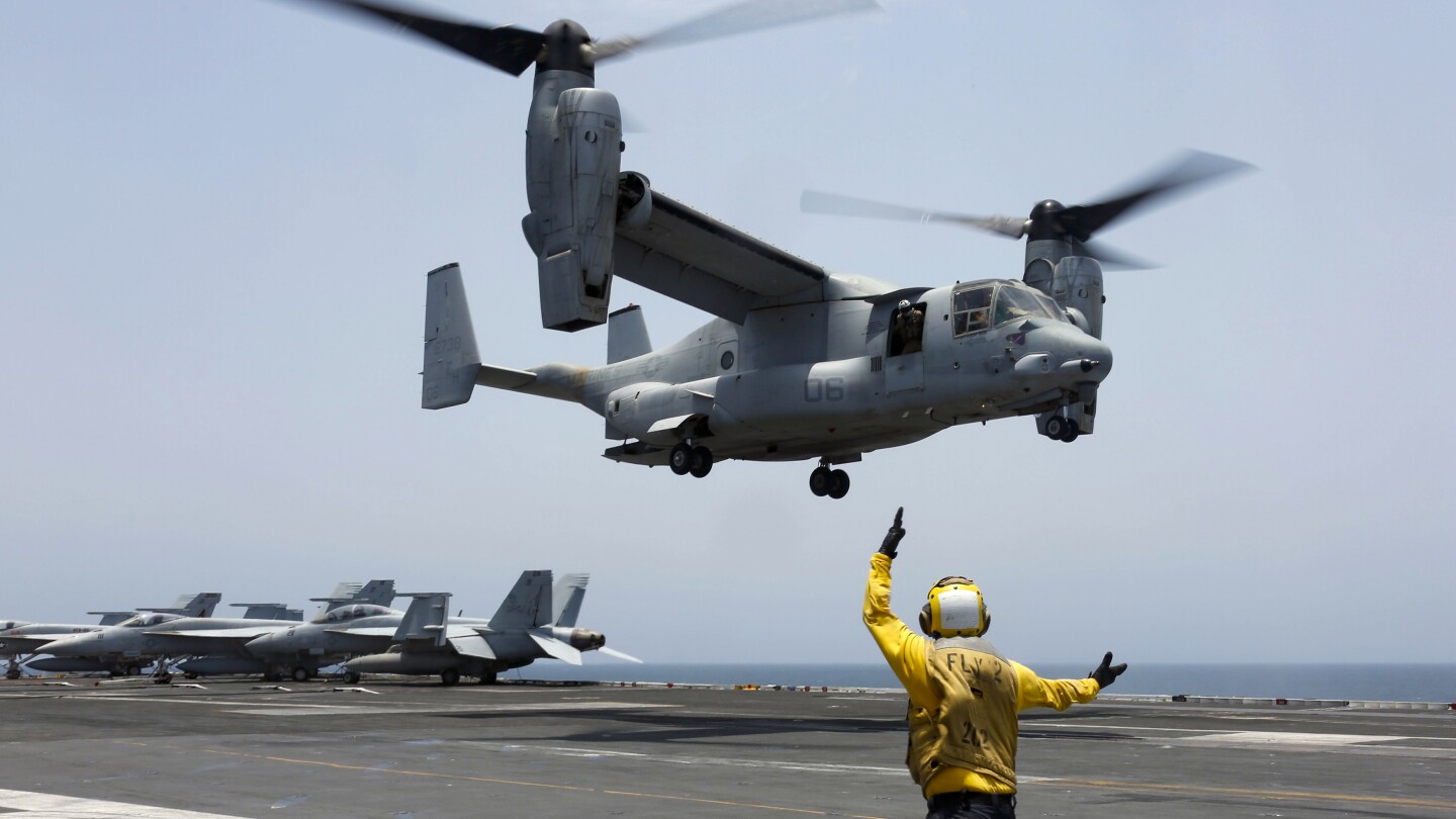 Семейства на морски пехотинци, убити при катастрофата на Osprey през 2022 г., заведоха дело срещу производителите на самолета