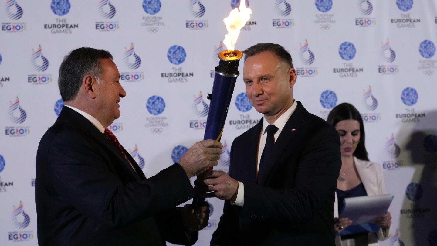 Polish president Duda hails a European Games without Russia