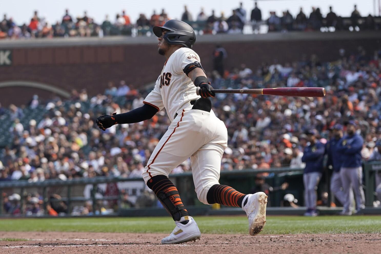 LOS ANGELES, CA - JUNE 16: San Francisco Giants designated hitter