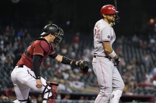 Why did Nicholas Castellanos get suspended? Reds outfielder