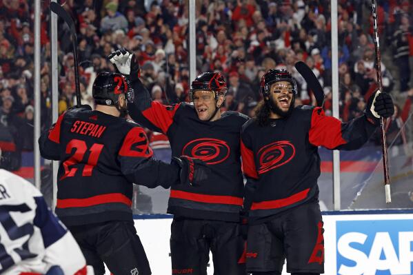 NHL Stadium Series uniforms 2023: What jerseys will Capitals, Hurricanes  wear for outdoor hockey game?