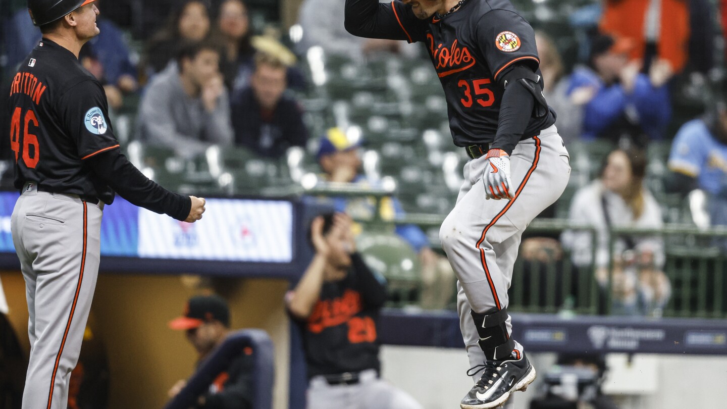 Orioles Snap Eight-Game Losing Streak with 8-4 Extra-Inning Win over Brewers