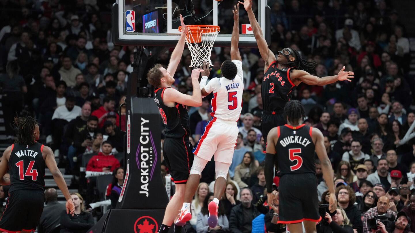 Pistons wrap up their first playoff spot since 2018-19 with 117-105 victory of the Raptors