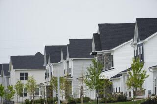 A development of new homes in Eagleville, Pa., is shown on Friday, April 28, 2023. On Thursday, Freddie Mac reports on this week's average U.S. mortgage rates. (AP Photo/Matt Rourke)
