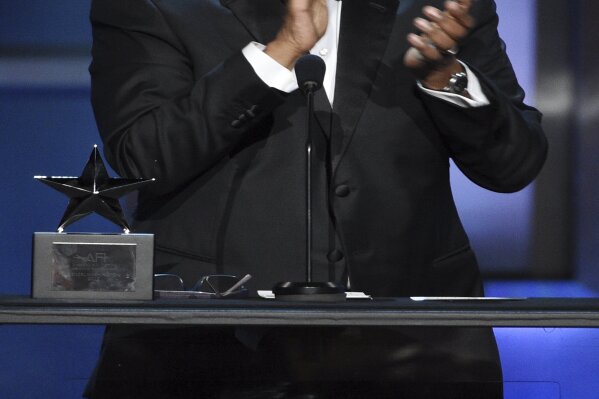 Actor Denzel Washington accepts the 47th AFI Life Achievement Award during a ceremony at the Dolb...
