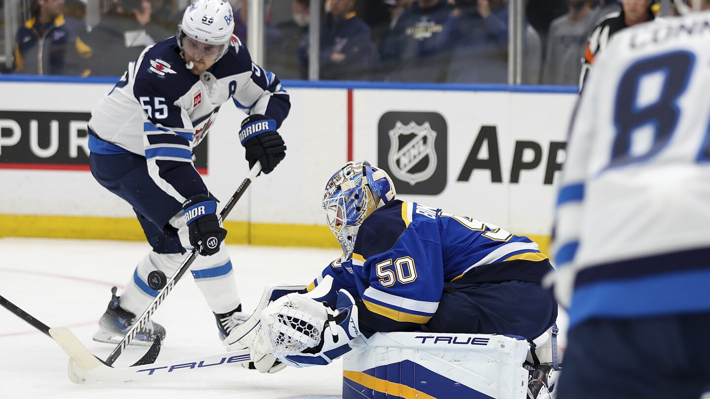 Jets rule out star forward Mark Scheifele for Game 7 against Blues