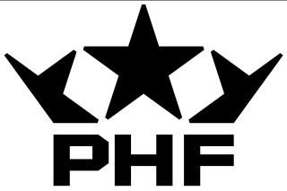 This image provided by the Premier Hockey Federation, shows the women's hockey league's new logo. The National Women’s Hockey League is changing its name to the Premier Hockey Federation. North America’s first women’s professional hockey league to pay players a salary is adopting the new title on Tuesday, Sept. 7, 2021, as part of a rebranding to reflect sweeping changes made to its management structure, coupled with an influx of private ownership entering its seventh season.