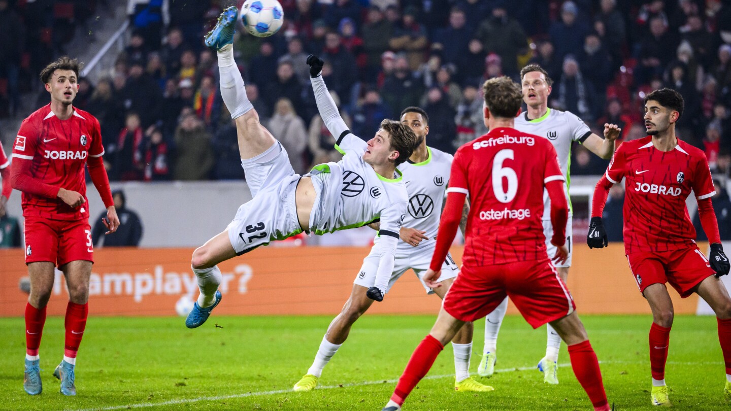Freiburg Beats Wolfsburg 3-2 in Bundesliga