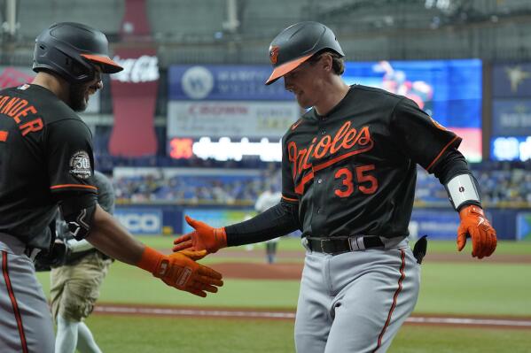 Orioles' Adley Rutschman Records First MLB Hit, Triples Against Tampa Bay  Rays - Fastball