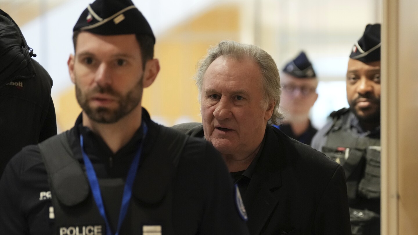 Accuser tells a trial that actor Gérard Depardieu groped her bottom and breasts on film set