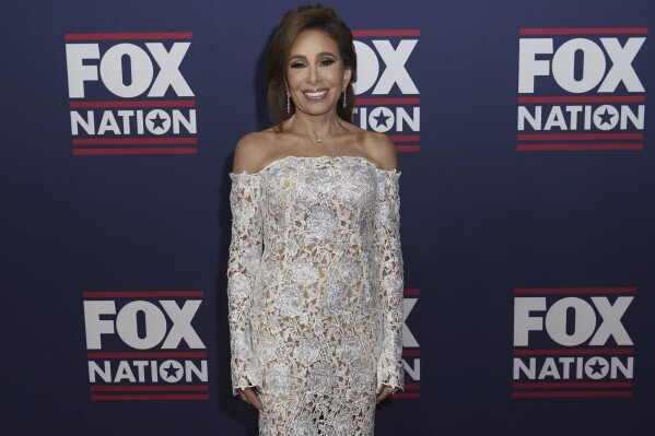 Jeanine Pirro arrives at Fox Nation's Patriot Awards, Nov. 16, 2023, in Nashville, Tenn. (AP Photo/George Walker IV, File)