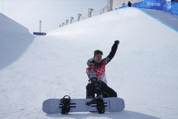 Shaun White's gold-winning snowboard halfpipe run