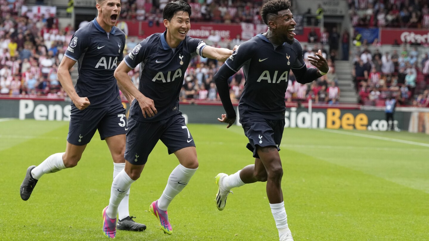 Tottenham begins life without Kane with 2-2 draw at Brentford in Premier League