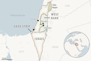 This is a locator map of Israel and the Palestinian Territories. (AP Photo)