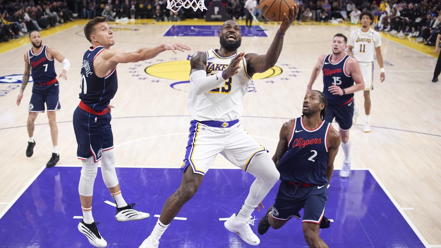LeBron James nears 50,000 combined points milestone