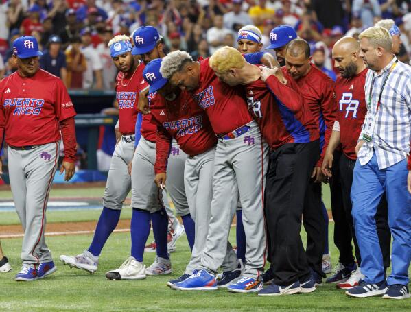 Mets' Edwin Díaz tore his patellar tendon in his knee while celebrating  Puerto Rico's WBC win