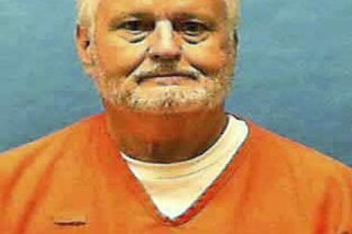In this updated photo made available by the Florida Department of Law Enforcement shows Bobby Joe Long in custody. Long, is scheduled to be executed Thursday, May 23, 2019, for killing 10 women during eight months in 1984 that terrorized the Tampa Bay area. He was sentenced to 401 years in prison, 28 life sentences and one death sentence. His execution is for the murder of 22-year-old Michelle Simms. (Florida Department of Law Enforcement via AP)