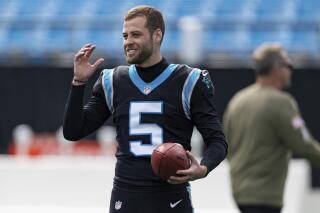 Panthers' focus in free agency includes finding quarterback