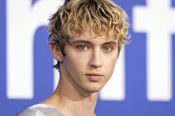 FILE - Troye Sivan appears at the amfAR Cinema Against AIDS benefit during the 76th Cannes international film festival, Cap d'Antibes, southern France on May 25, 2023. Sivan's third full-length album, "Something to Give Each Other," releases this week. (Photo by Vianney Le Caer/Invision/AP, File)