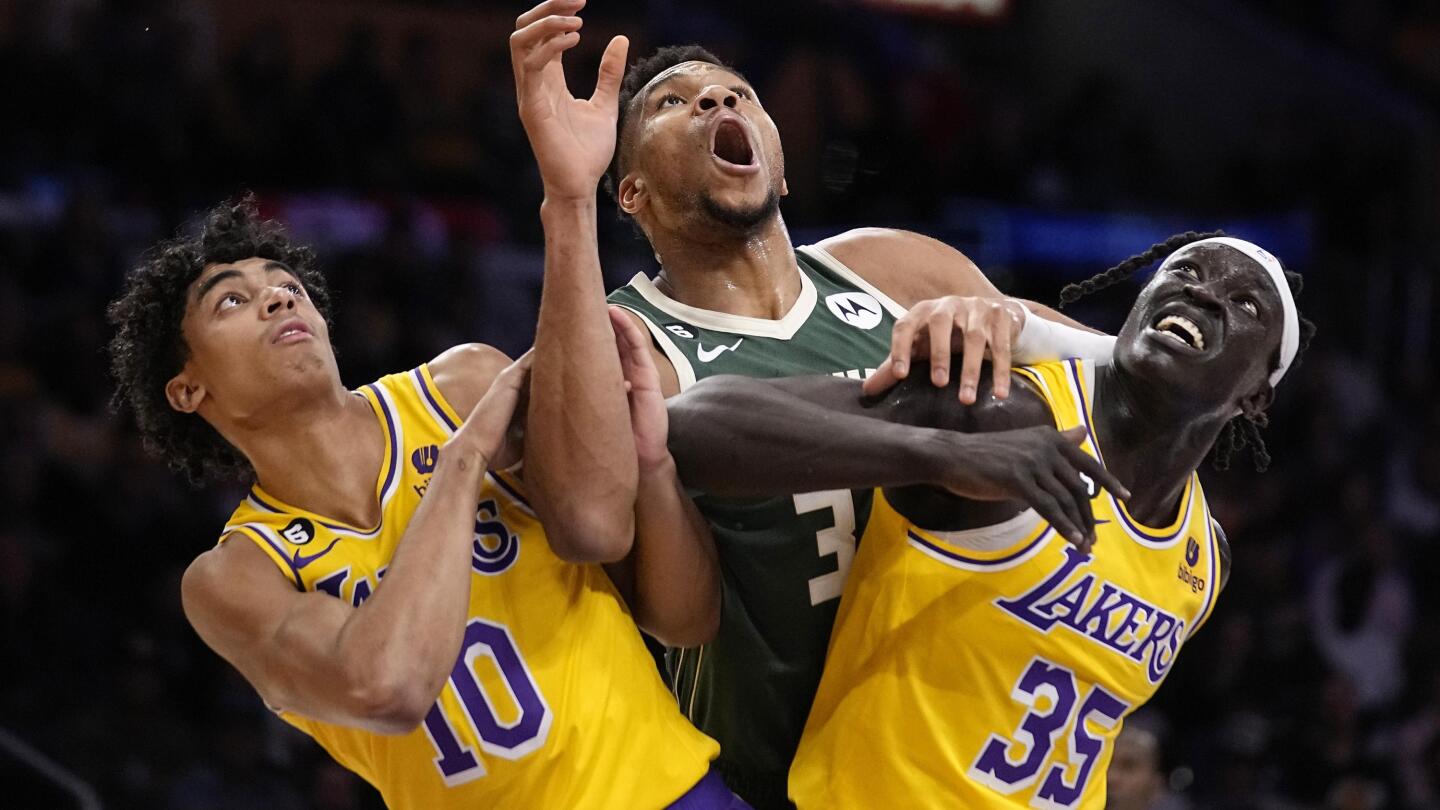 Lakers Lose Back-to-Back Games, as Giannis-led Bucks Beat LA 111-104 – NBC  Los Angeles