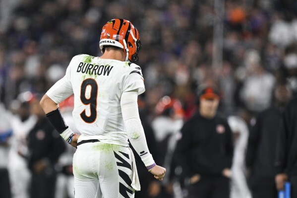 Bengals quarterback Joe Burrow done for season because of wrist injury