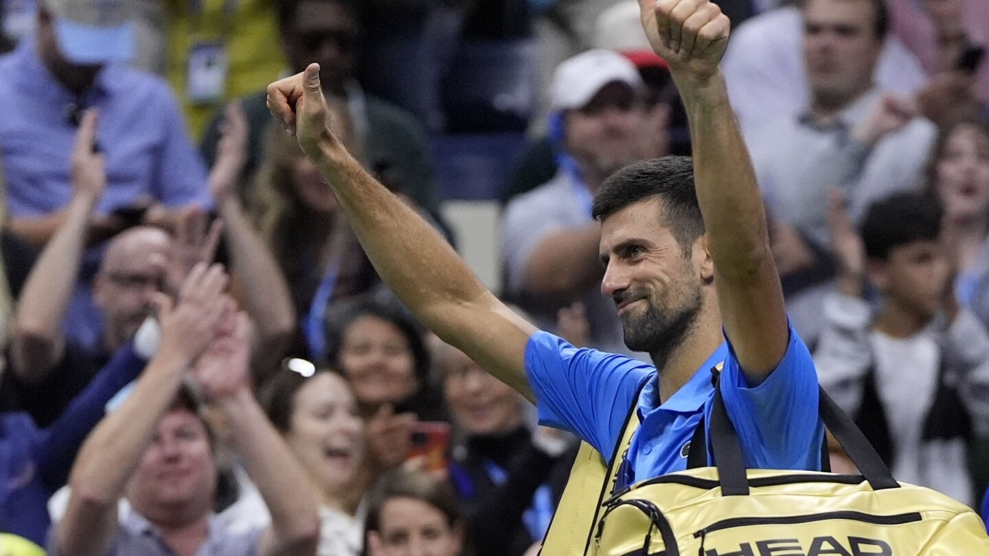 Defending champion Novak Djokovic is shocked at the US Open one night after Carlos Alcaraz’s loss