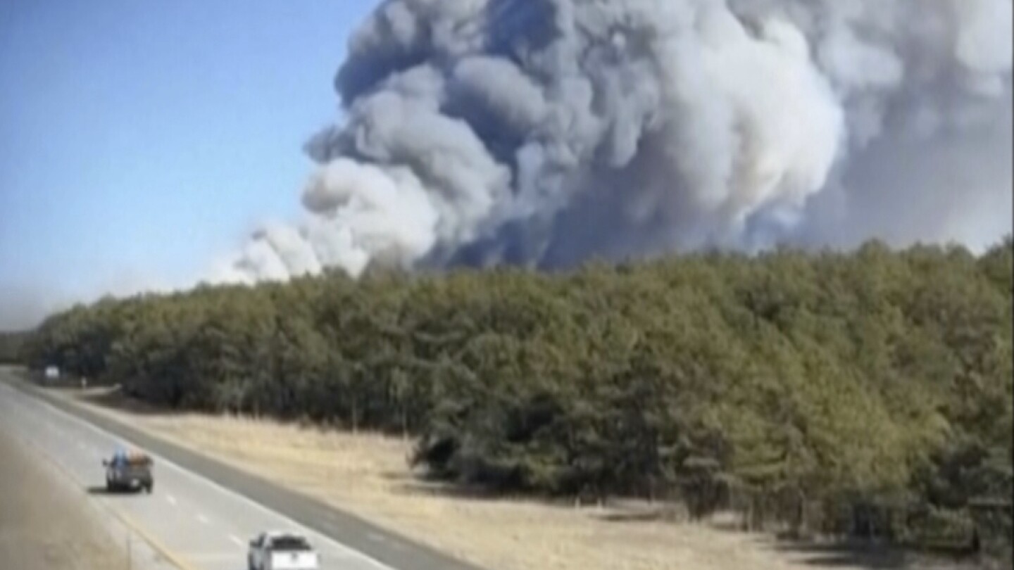 Firefighters knock down wind-driven brush fire on Long Island but risk remains with high winds